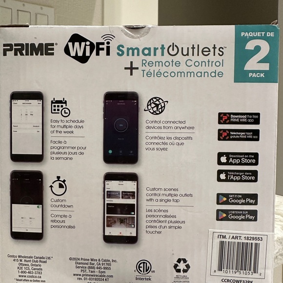 WiFi Smart outlets+ Remote Control - Picture 3 of 8